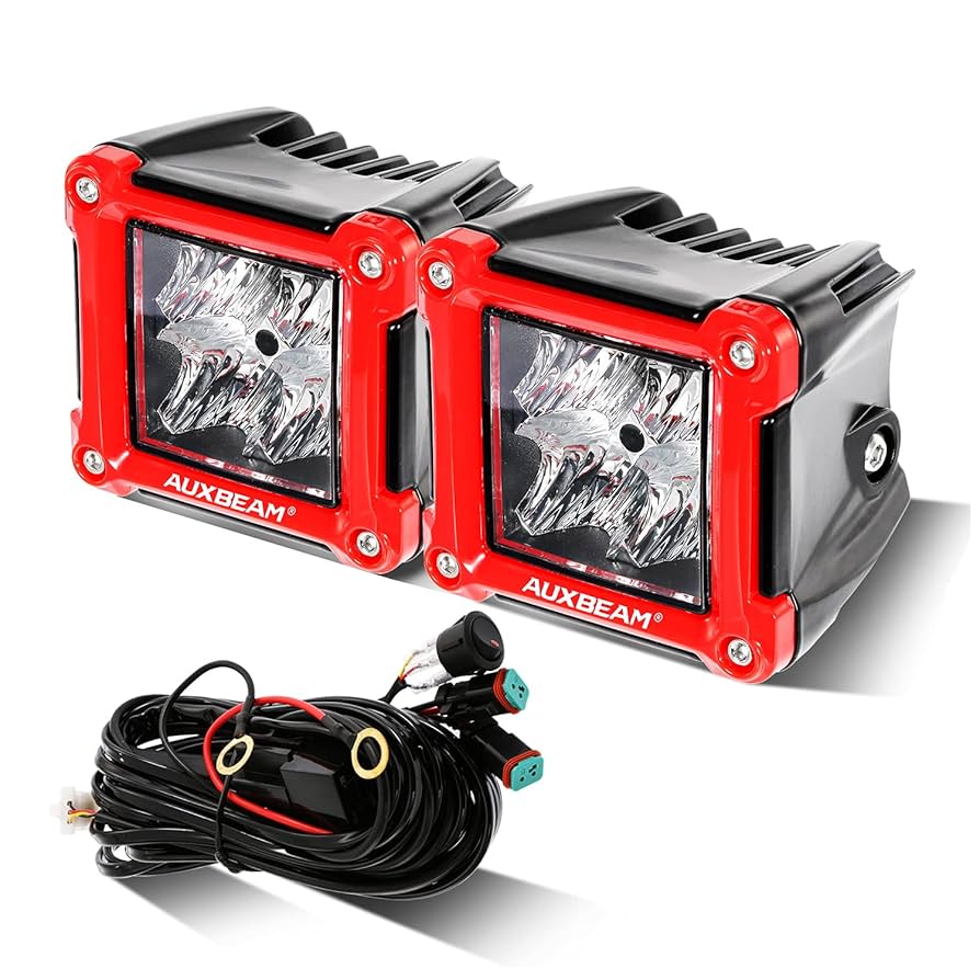 Amazon.com: Auxbeam FA Series Flood Beam 3 Inch 40W Cube LED